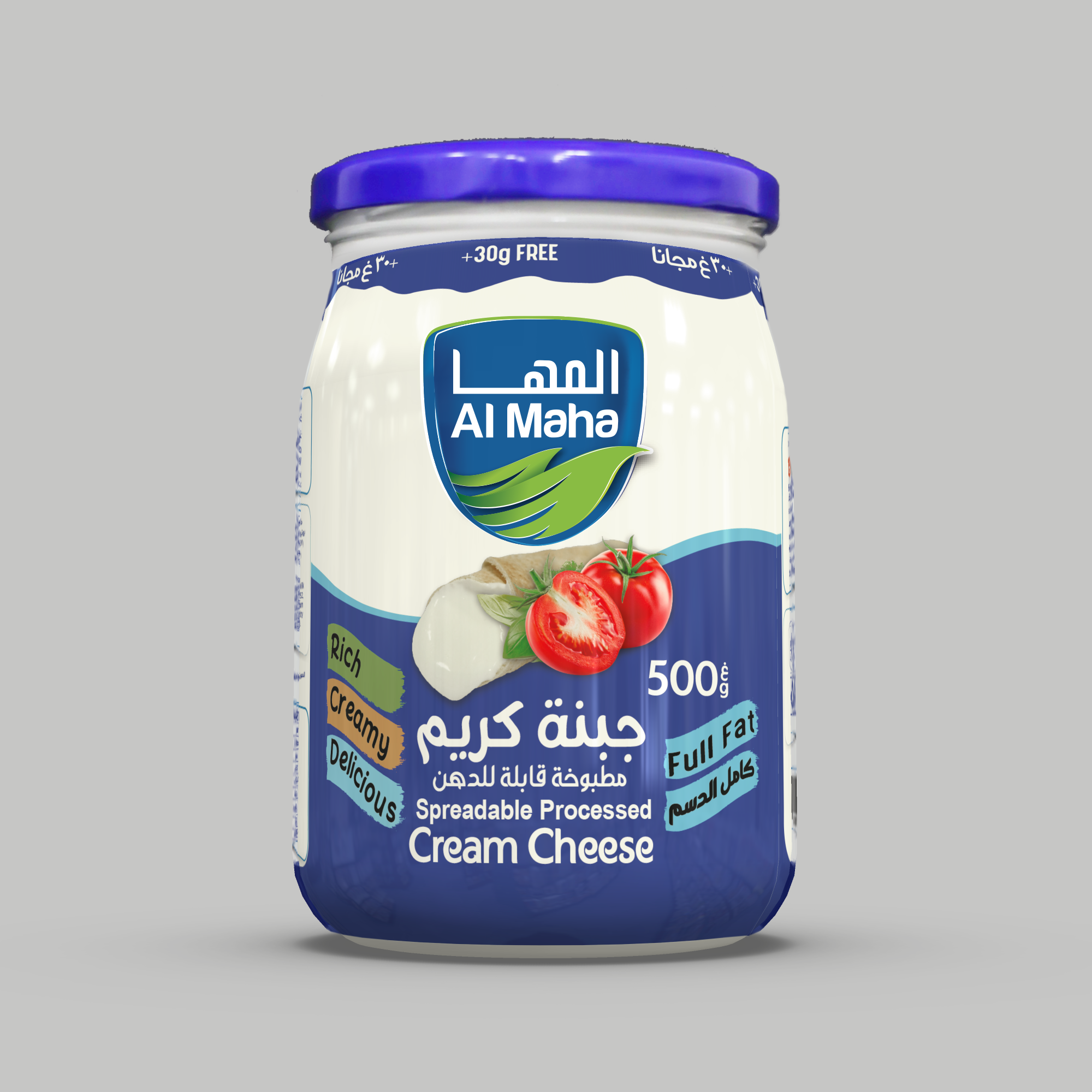 جبنة كريمة المها 500غ